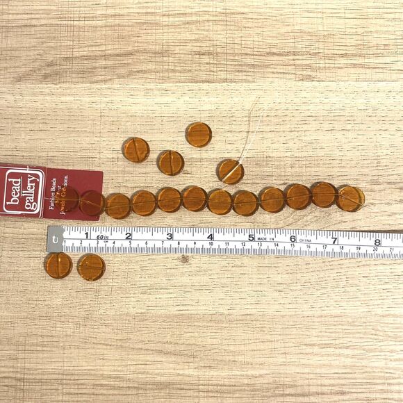 Bead Gallery Amber Color Glass Round Peridot Color Oval Beads Jewelry Craft Lot - Picture 4 of 11